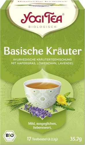 Yogi Tea Basische Kräuter Tee Beutel, 17 Stück
