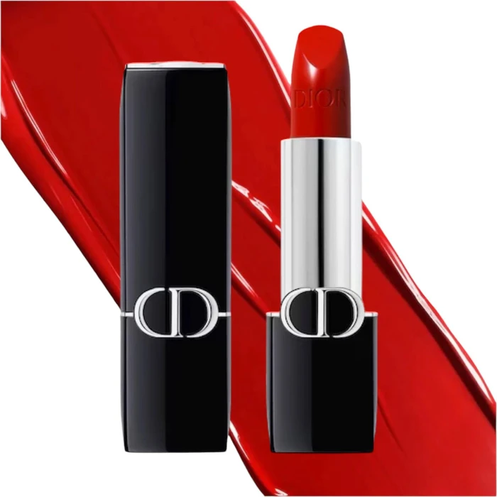 Christian Dior Rouge Dior Satin Finish Lippenstift nachfüllbar N°999 matte, 3.5g