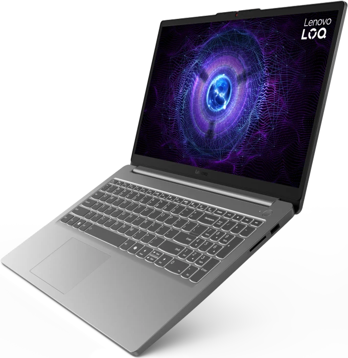 Lenovo LOQ 15IAX9E, Luna Grey, Core i7-12650HX, 16GB RAM, 1TB SSD, GeForce RTX 4050, DE