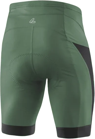 Löffler Winner III Tights Fahrradhose kurz pine green (Herren)