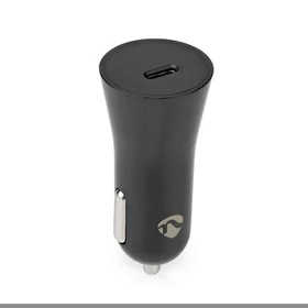 Nedis 20W USB-C Kfz-Schnellladegerät mit Power Delivery schwarz
