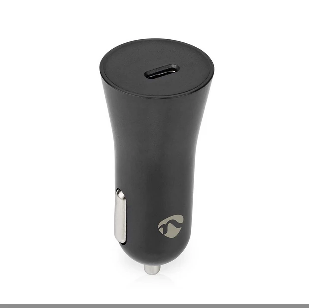 Nedis 20W USB-C Kfz-Schnellladegerät mit Power Delivery schwarz
