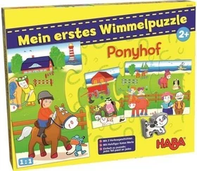 HABA Mein erstes Wimmelpuzzle Ponyhof