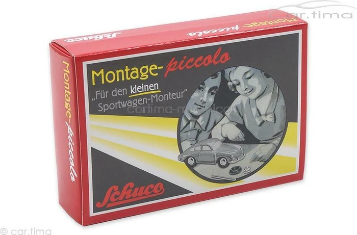 Schuco Der kleine Sportwagen-Monteur Porsche 356 Coupé Montagekasten Piccolo