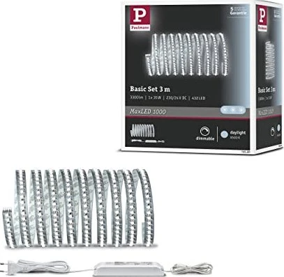 Paulmann MaxLED 1000 Basisset LED-Streifen tageslichtweiß unbeschichtet 3m