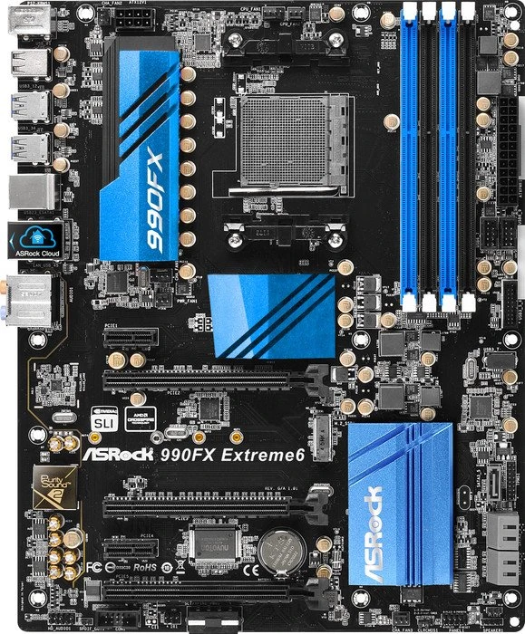 ASRock 990FX Extreme6 (AMD AM3+)