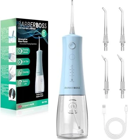 BarberBoss QR-7102 Avanced Jet blau