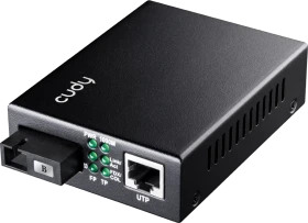 Cudy Gigabit Medienkonverter, 1x RJ-45, 1x SC-Simplex SM 60km (MC100GSB-60A)