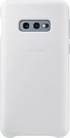 Samsung Leather Cover für Galaxy S10e weiß