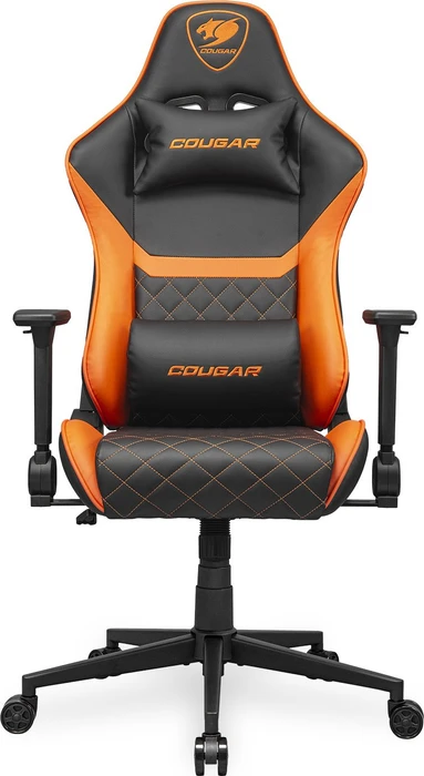 Cougar Armor One V2 Gamingstuhl, schwarz/orange