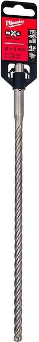 Milwaukee SDS-plus MX4 Hammerbohrer, 8x200x265mm, 1 Stück