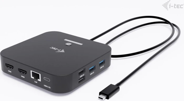 i-tec USB-C Dual HDMI Docking Station, USB PD 100W, USB-C 3.1 mit DisplayPort 1.4 [Stecker]