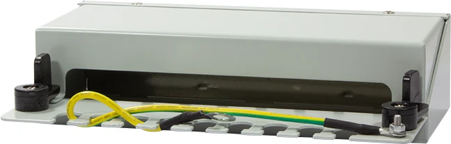 LogiLink Stahlgehäuse für RJ-45 Keystone Module, 8-Port, grau