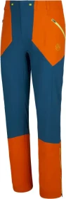 La Sportiva Monument Hose lang storm blue/hawaiian sun (Herren)