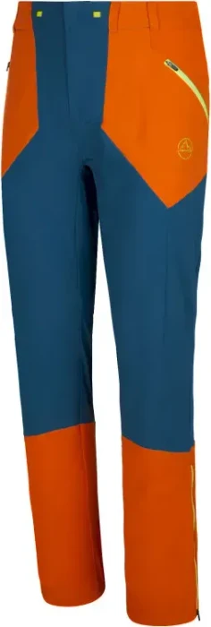 La Sportiva Monument Hose lang storm blue/hawaiian sun (Herren)