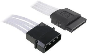 BitFenix Alchemy SATA-Stromadapter 4-Pin [IDE] auf 15-Pin [SATA] 45cm, sleeved weiß/schwarz (BFA-MSC-MSA45WK-RP)
