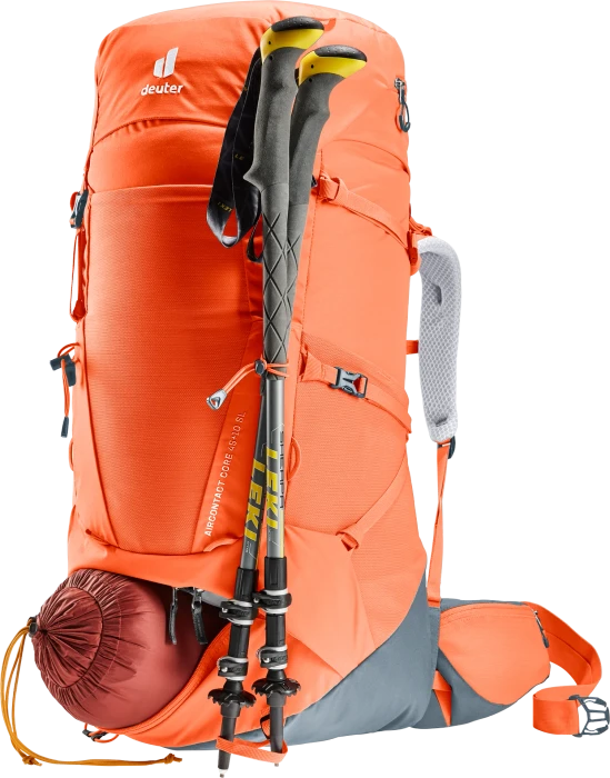 Deuter Aircontact Core 45+10 SL paprika/graphite (Damen)