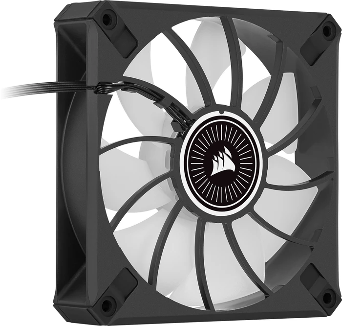 Corsair ML Series iCUE ML120 RGB Elite Triple Fan Kit, schwarz, LED-Steuerung, 120mm, 3er-Pack