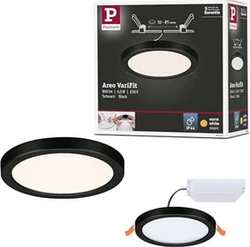 Paulmann Areo VariFit Einbaupanel rund 6.5W schwarz