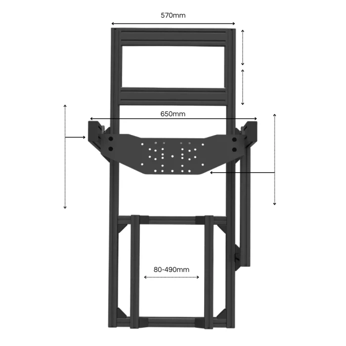 Pro Simrig PSR3, schwarz
