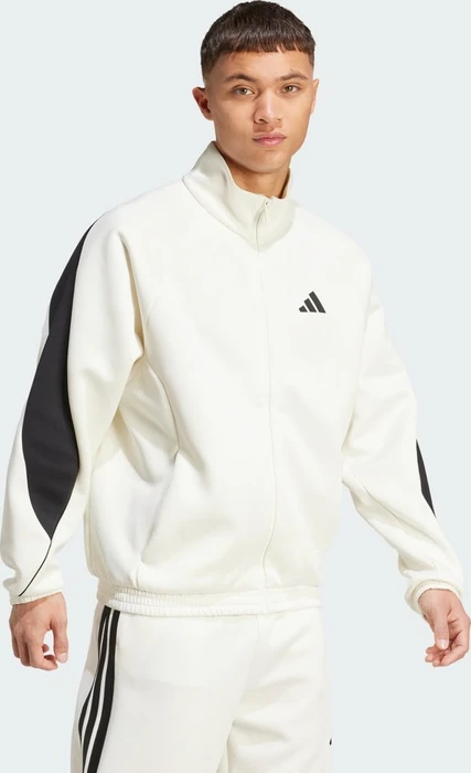 adidas Stadium Trainingsjacke off white/black (Herren)