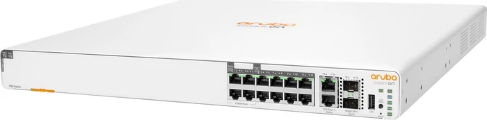 HPE Aruba Instant On 1960 Rackmount Gigabit Smart Switch, 14x RJ-45, 2x SFP+, 480W PoE+
