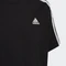 adidas Essentials 3-Streifen Cotton T-Shirt kurzarm schwarz/weiß (Junior) Vorschaubild