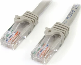 StarTech RNS PVC Patchkabel, Cat5e, U/UTP, RJ-45/RJ-45, 10m, grau