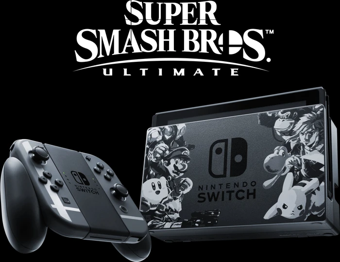 Nintendo Switch - Super Smash Bros. Ultimate Bundle schwarz/grau