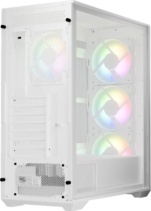 LC-Power Gaming 811W Meshwork_XL Light, weiß, Glasfenster