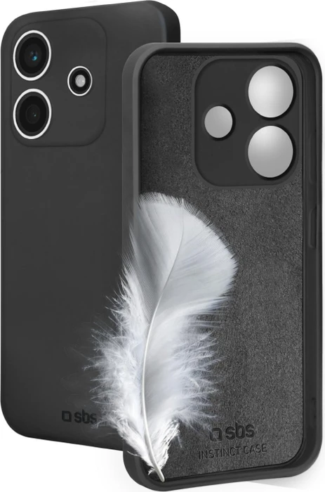 SBS Mobile Instinct Cover für Xiaomi Redmi Note 14 (164.8mm) schwarz