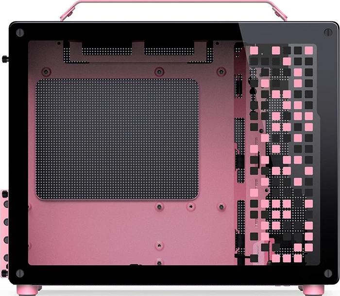 Jonsbo Z20 Pink Black, schwarz/rosa, Glasfenster