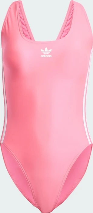 adidas Adicolor 3-Streifen Badeanzug lucid pink/white (Damen)