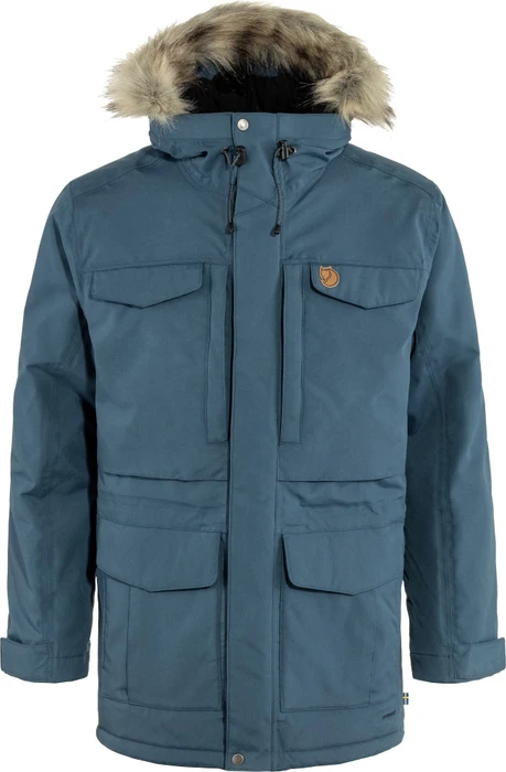 Fjällräven Nuuk Modell 2022 Funktionsmantel mountain blue (Herren)