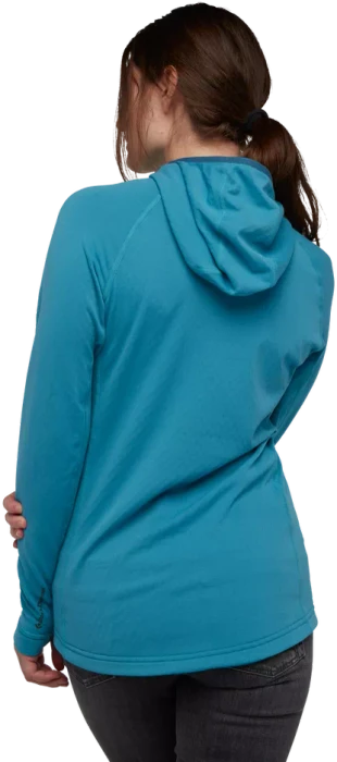 Black Diamond CoEfficient Quarter Zip Fleece Hoody Funktionsjacke cerulean blue (Damen)