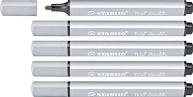 STABILO Trio Scribbi elefantengrau, 5er-Pack