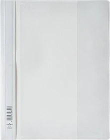Durable Duraplus Schnellhefter, A4, weiß/transparent, 25er-Pack