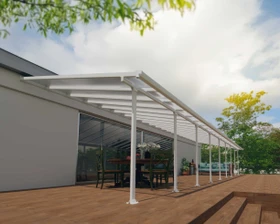 Palram Canopia Feria Terrassenüberdachung 1276x385cm grau