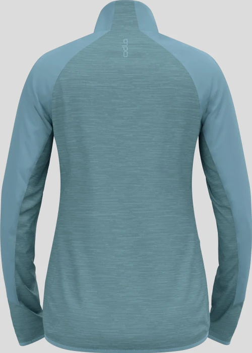 Odlo The Run Easy Warm Hybrid Funktionsjacke provincial blue (Damen)