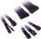 Kolink Core Adept Braided Cable Extension Kit, Jet Black/Titan Purple Vorschaubild