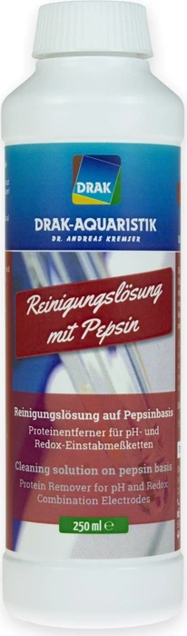 DRAK-Aquaristik Reinigungslösung auf Pepsinbasis, Proteinentferner, 250ml