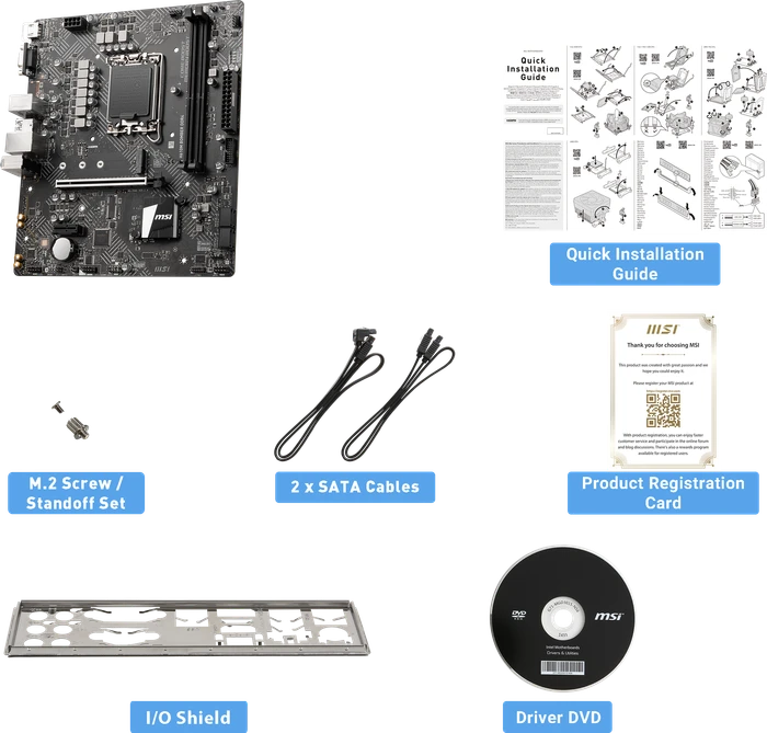 MSI H610M Bomber DDR4 (Intel 1700)