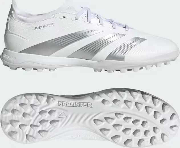 adidas Predator 24 League Low TF cloud white/silver metallic/grey one