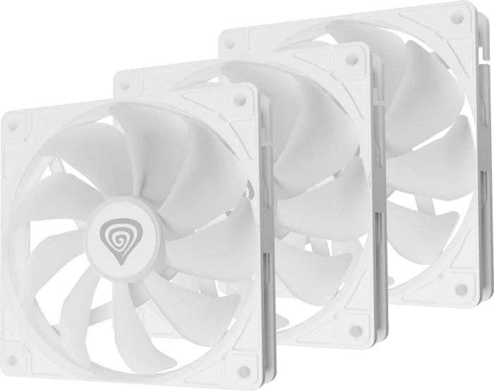 Natec Genesis Oxal 120 ARGB, weiß, 120mm, 3er-Pack