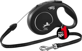 flexi New Classic S, Seil, 8m, schwarz