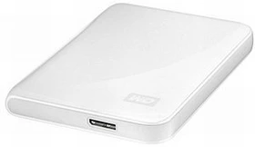 Western Digital WD My Passport Essential weiß 750GB, USB 3.0 Micro-B