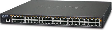 Planet Rackmount Gigabit Managed PoE-Injektor, 24x RJ-45, 440W PoE+