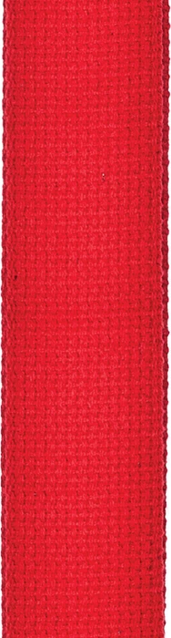 D'Addario Cotton Guitar Strap Red