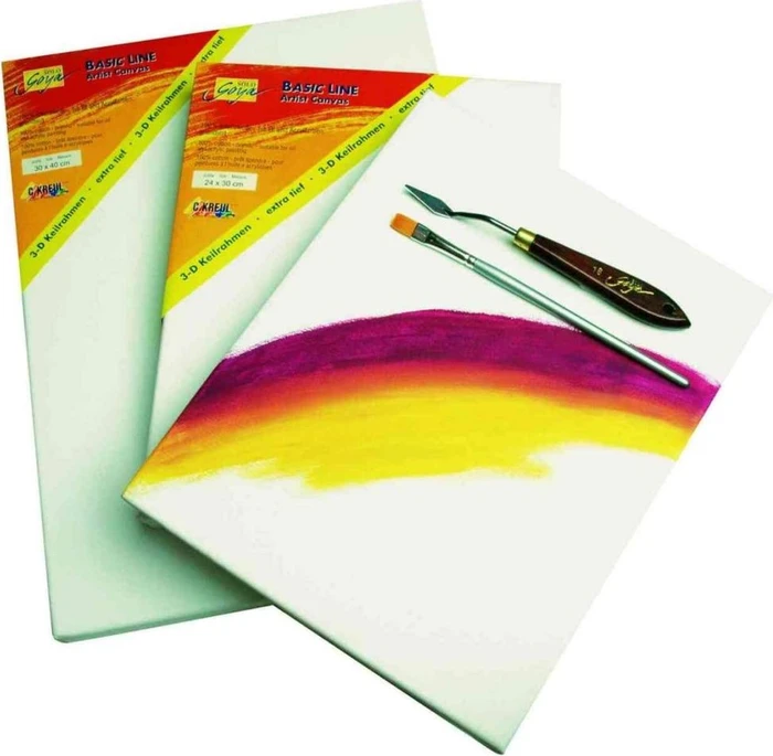 Kreul SOLO GOYA 3D Stretched Canvas Basic Line, 380g/m², 0.3m x 30cm