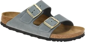 Birkenstock Arizona Nubukleder geölt basalt gray (Damen)